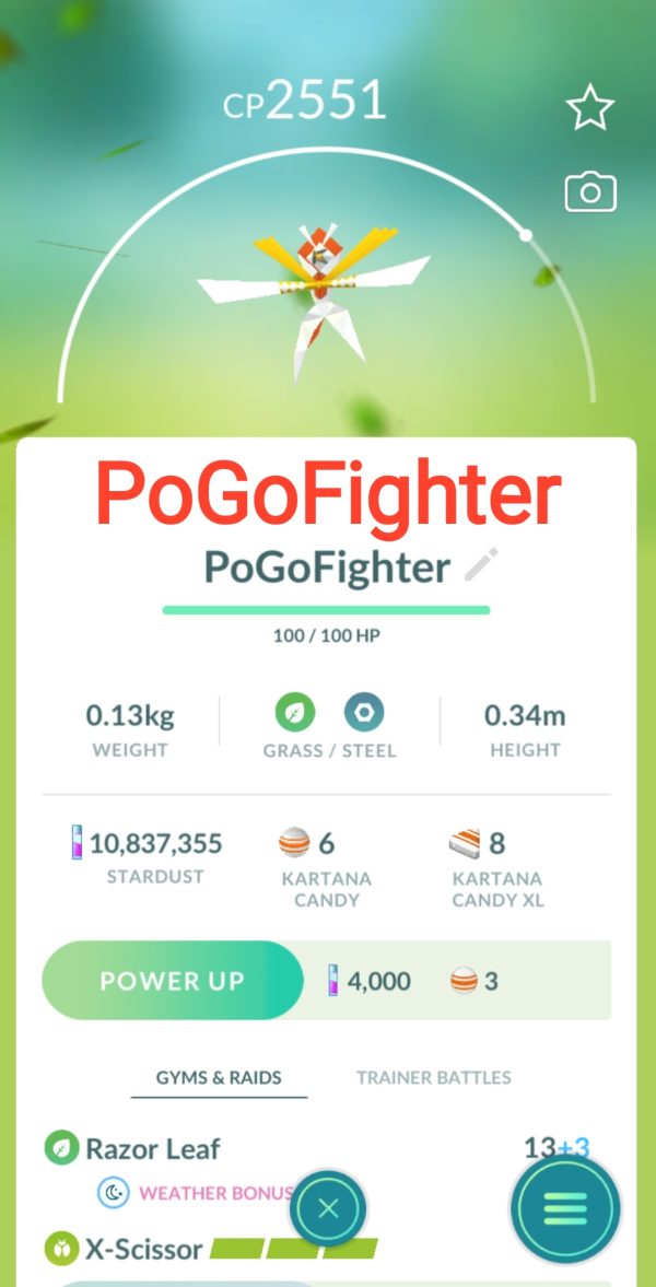 Pokémon GO Ultra Beast Buzzwole – Trade 1.000.000 stardust (Read Describe)  - PoGoFighter